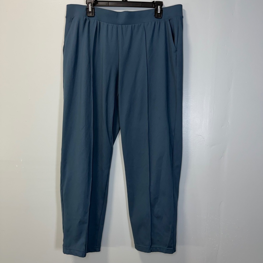 Mondetta Performance Luxury Womens XL Blue Tapered Jogger Pants